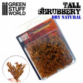 Green Stuff World 8436574504323ES Tall Shrubbery - Dry Natural (8x8x3cm)