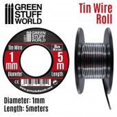Green Stuff World 8436574507102ES Flexible tin wire roll (thickness: 1mm, length: 5m)