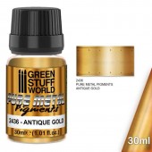 Green Stuff World 8436574507959ES Pure Metal Pigments ANTIQUE GOLD (30ml)