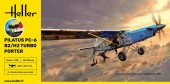 Heller 35410 STARTER KIT Pilatus PC-6 B2/H2 Turbo Porter 1:48