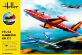 Heller 35510 STARTER KIT Fouga Magister CM 170 1:48