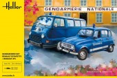 Heller 50325 Gendarmerie Set Renault Estafette + Renault 4TL 1:24