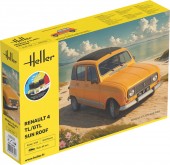 Heller 58704 STARTER KIT Renault 4 TL/GTL Sun Roof 1:24