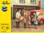 Heller 58758 STARTER KIT Grocer Family 1:24