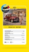 Heller 58762 STARTER KIT Renault 4CV - Boutique Edition 1:24