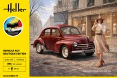 Heller 58762 STARTER KIT Renault 4CV - Boutique Edition 1:24