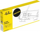 Heller 80486 SA 342 Gazelle 1:48