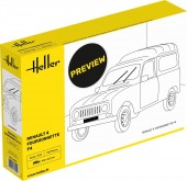 Heller 82700 Renault 4 Fourgonette F4 1:24