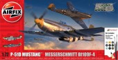 Airfix A50193 P-51D Mustang vs Bf109F-4 Dogfight Double 1:72