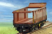 HGD 45100 Set vagoane gondola Eacs (varianta originala), CFR, epoca IV