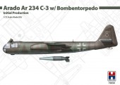 Hobby 2000 H2K72050 Arado Ar 234 C-3 w/ Bombentorpedo Initial Production 1:72