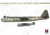 Hobby 2000 H2K72051 Arado Ar 234 C-3 w/ Ar E381 Julia 1:72