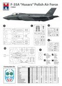 Hobby2000 H2K72084 F-35A Husarz Polish Air Force 1:72