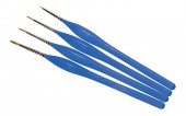 Humbrol AG4304 Detail Sable Brush Pack Sizes 00, 0, 1, 2