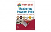 Humbrol AV0021 HUMBROL Weathering powders mixed pack - 6 x 9ml 