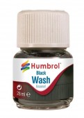 Humbrol AV0201 Humbrol Enamel Wash Black 28 ml