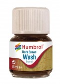 Humbrol AV0205 Enamel Wash Dark Brown 28 ml 