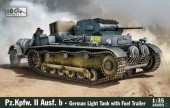 IBG 35080 1:35 Pz.Kpfw. II Ausf.b German Light Tank with fuel trailer