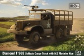 IBG 72084 1:72 Diamond T 968 Softcab Cargo Truck with M2 Machine Gun