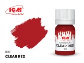 ICM 1011 CLEAR COLORS Clear Red bottle 12 ml 