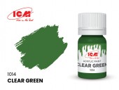 ICM 1014 CLEAR COLORS Clear Green bottle 12 ml 