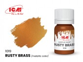 ICM 1019 METALLIC COLORS Rusty Brass bottle 12 ml 