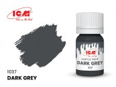 ICM 1037 GREY Dark Grey bottle 12 ml 