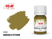 ICM 1060 BROWN Middle Stone bottle 12 ml 