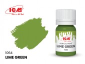 ICM 1064 GREEN Lime Green bottle 12 ml 