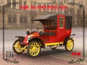 ICM 24030 1:24 Type AG 1910 Paris Taxi (100% new molds)