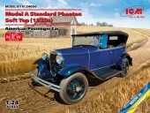 ICM 24050 Model A Standard Phaeton Soft Top(1930s),American Passenger Car(100% new molds) 1:24