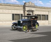 ICM 24052 Ford A Gangster Car 1:24