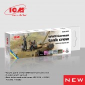 ICM 3032 Acrylic paint set for WWII German tank crew 6X12 ml 