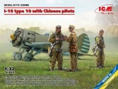 ICM 32008 I-16 type 10 with Chinese pilots 1:32