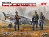 ICM 32101 1:32 German Luftwaffe Pilots (1939-1945) (3 figures) (100% new molds)