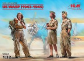 ICM 32108 1:32 US WASP (1943-1945) (3 figures) (100% new molds)