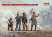 ICM 35021 American Civil War Confederate Infantry 1:35