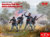 ICM 35023 American Civil War Union Infantry Set #2 1:35