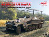 ICM 35102 Sd.Kfz.251/6 Ausf.A,WWII German Armoured Command Vehicle 1:35