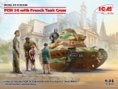 ICM 35338 1:35 FCM 36 with French Tank Crew