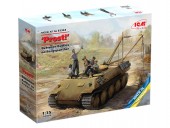 ICM 35343 1:35 Prost! Between Battles on Bergepanther (WWII German Tankmen with Bergepanther)