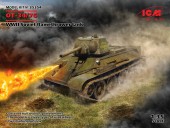 ICM 35354 OT-34/76 WWII Soviet flamethrower tank 1:35
