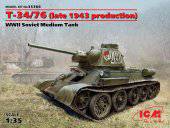 ICM 35366 T-34/76 late 1943 production WWII Soviet Medium Tank 1:35