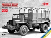 ICM 35425 Burma Jeep, WWII US Military Vehicle (100% new molds) 1:35