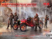 ICM 35606 Model T 1914 Fire Truck with Crew 1:35