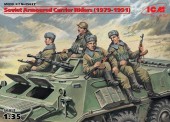 ICM 35637 1:35 Soviet Armored Carrier Riders 1979-1991 4 figures