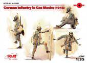 ICM 35695 German Infantry in Gas Masks 1918 1:35