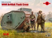 ICM 35708 1:35 WWI British Tank Crew (4 figures) (100% new molds)