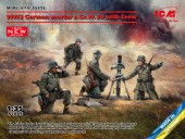 ICM 35715 1:35 WW2 German mortar GrW 34 with Crew (mortar and 4 figures) (100% new molds)