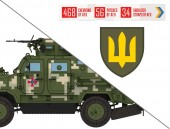 ICM 35748 Chevrons of Personnel and Camouflage of Military Vehicles of the Ukrainian Army 1:35